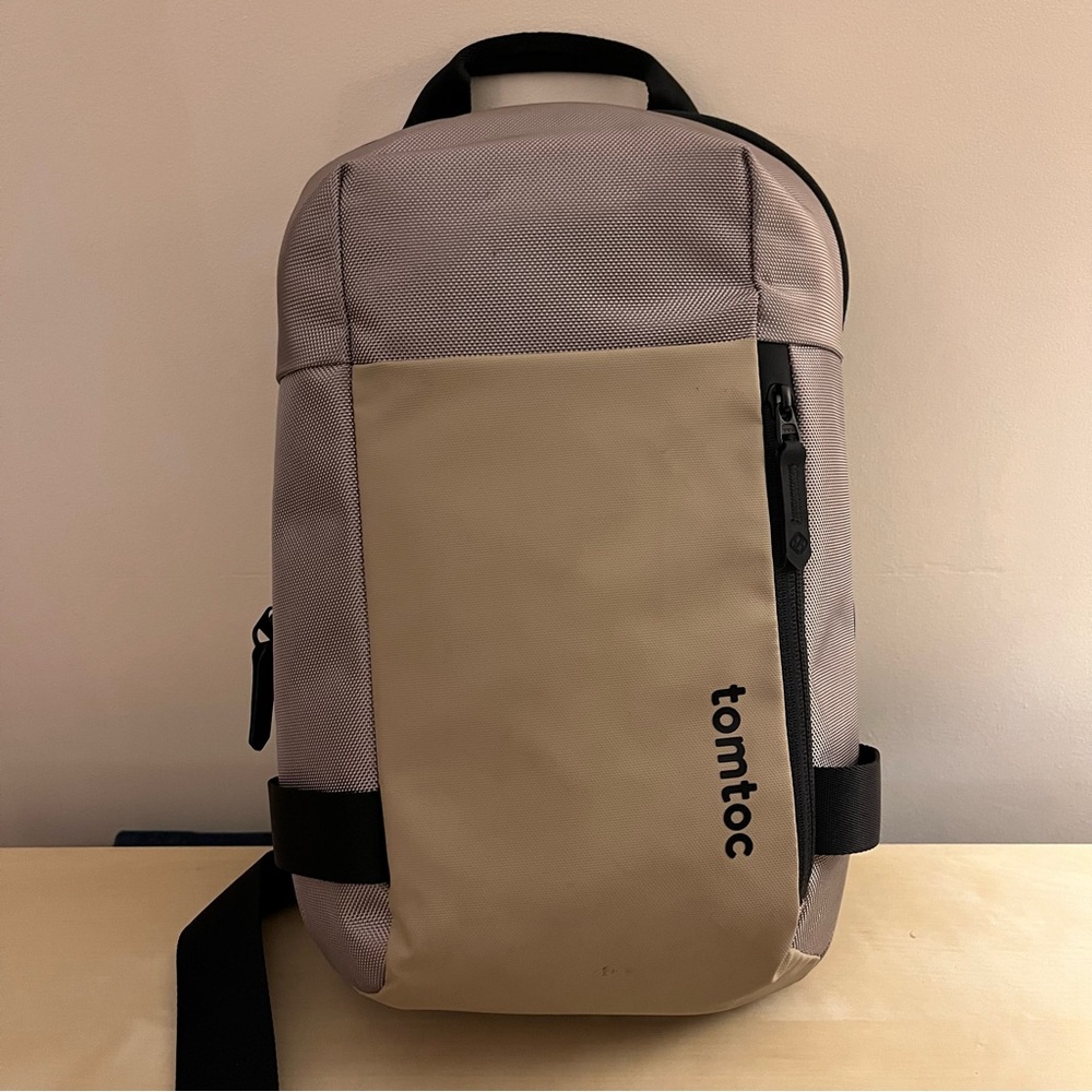 Tomtoc Navigator-T24 XS in Khaki Backpack/Crossbody